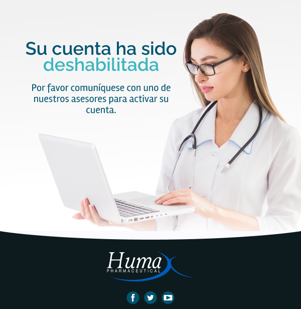 Cuenta deshabilitada