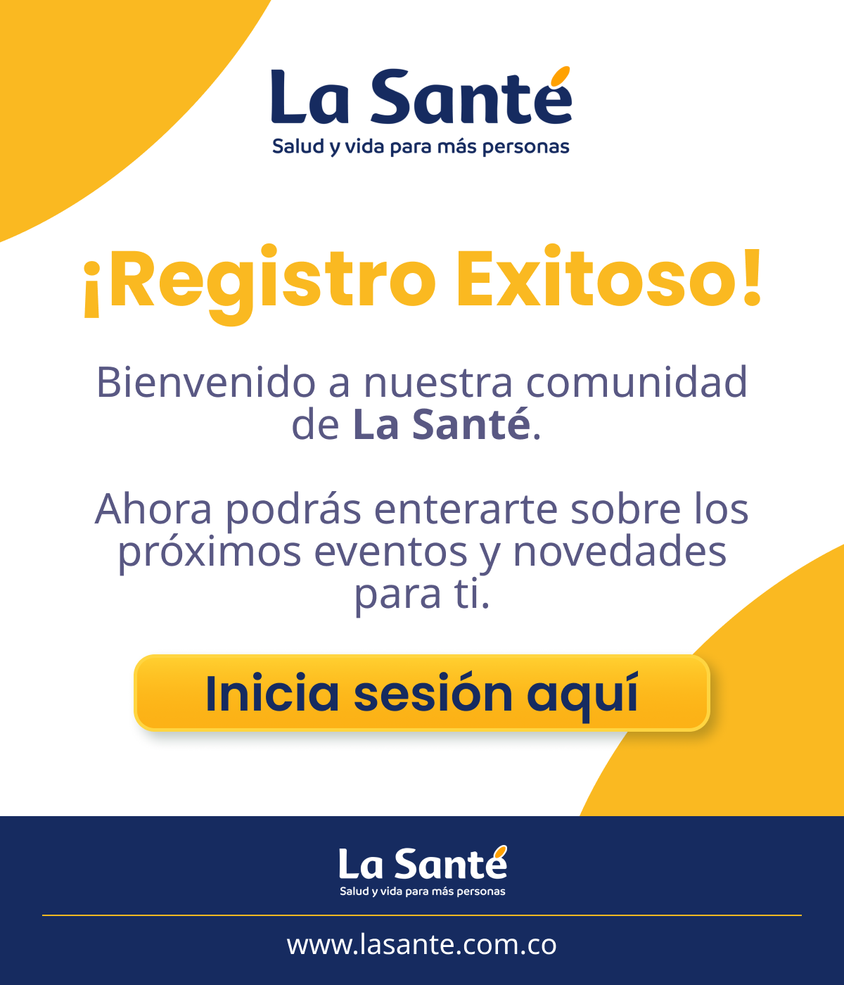 Registro exitoso